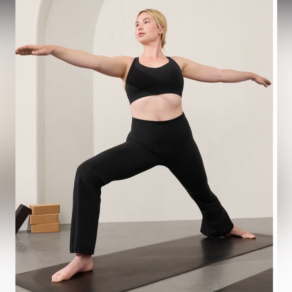 Athleta Black Elation Flare Pants - Size Small